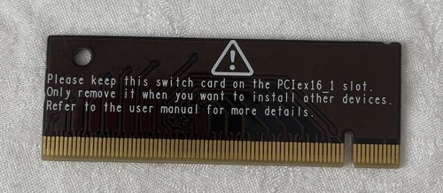 Asus btc-202b VGA Switch Card D33005 Rev. 1.01G