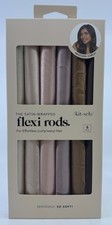 Kitsch Flexi Rods Heatless Hair Curler, Satin Covered Curling Rod Pack of 6