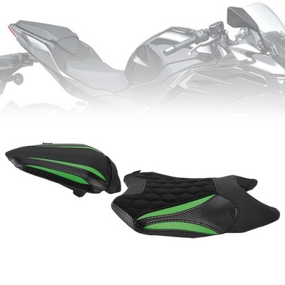 Front- Und Heck-Raider-Beifahrer Pu Schwarz2 Für Kawasaki Ninja Z500 2024-2025