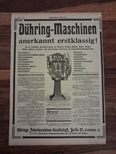Berlin Dühring Maschinen / Sächsische Tonwerke AG Werbung 1906