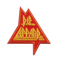 Def Leppard Iron-On Embroidered Patch – Metal Hard Rock Band Logo