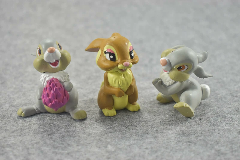 Catoon Bambi Thumper Plástico Surtido 7 piezas Figuras Decoración de Pasteles Fiesta Regalo Juguetes Foto 2 de 4