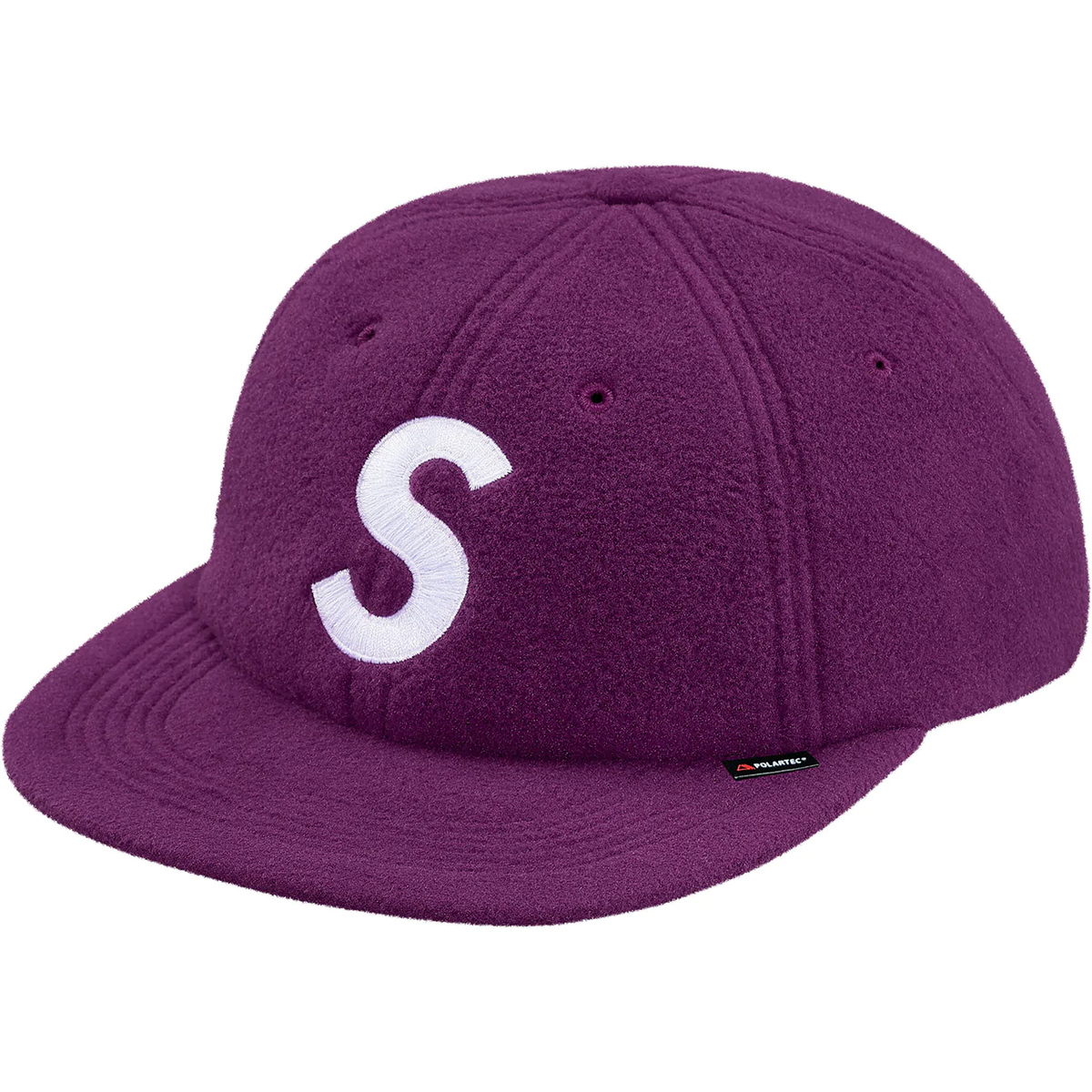Supreme Polartec S Logo 6-Panel Purple | eBay
