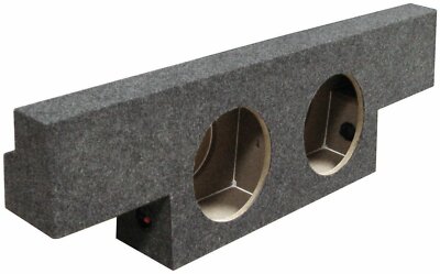 Q Power GMC102004 2x10 Wedge Ebox Subwoofer Box For GM CrewCab 04-08