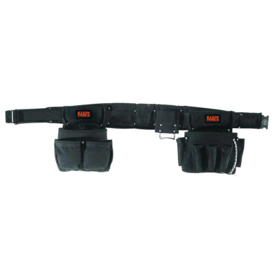 Electrician Combo Belt Pouches Multiple Storage Durable Abrasion Resistant Black