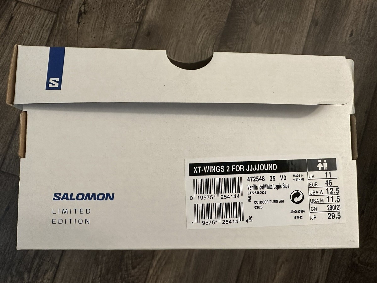 Size 11.5 - JJJJound x Salomon XT-Wings 2 Lapis Blue for sale