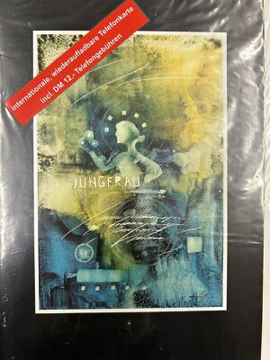 isicall Telefonkarte Horoskop Jungfrau im limitierten Folder  Neu***Mint***