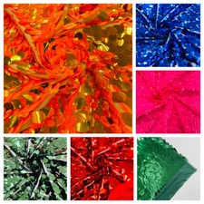 Jumbo Sequins Oval Sequin Paillette/Tear Drop Mermaid Big Sequins Fabric Mesh.