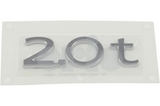 ORIGINAL SAAB 9-3 EMBLEM HINTEN "2.0T" 2004-2012 CABRIO - BRANDNEU 12831840