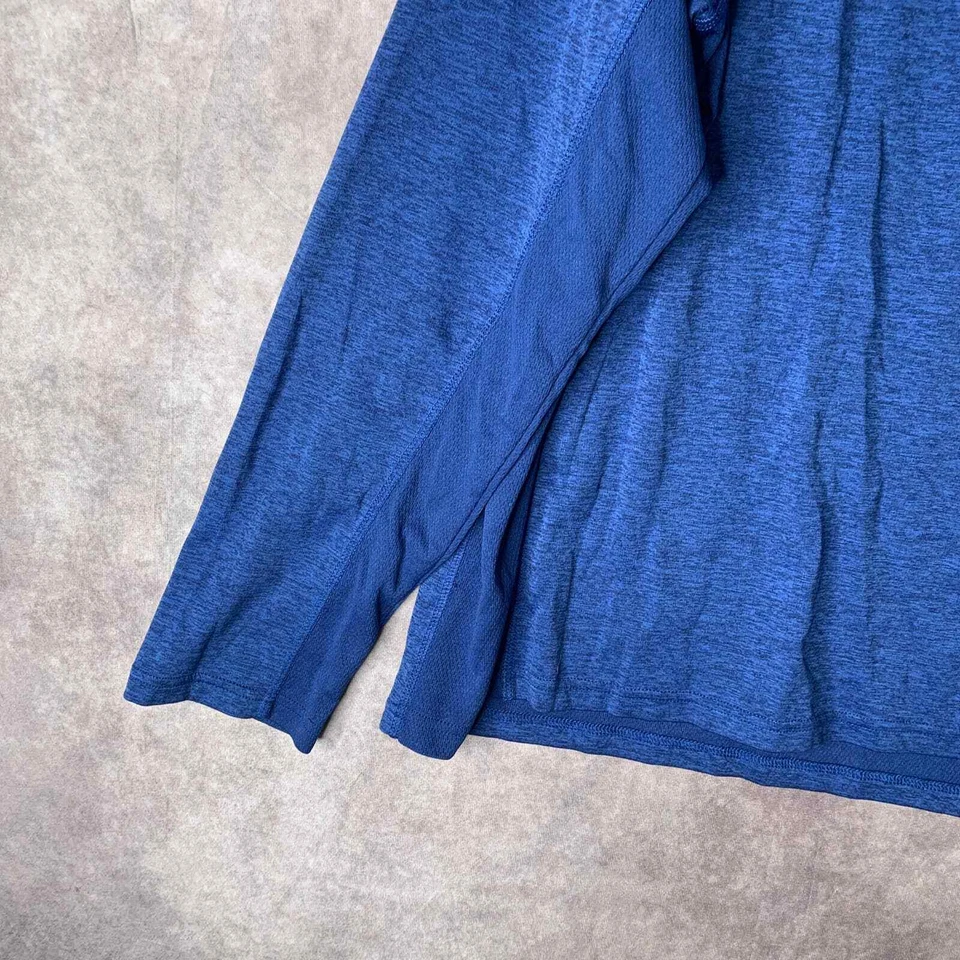 BCG Mens Shirt Top Size 2XL Blue Athletic Long Sleeves Crew Neck Pullover - Image 4 of 4