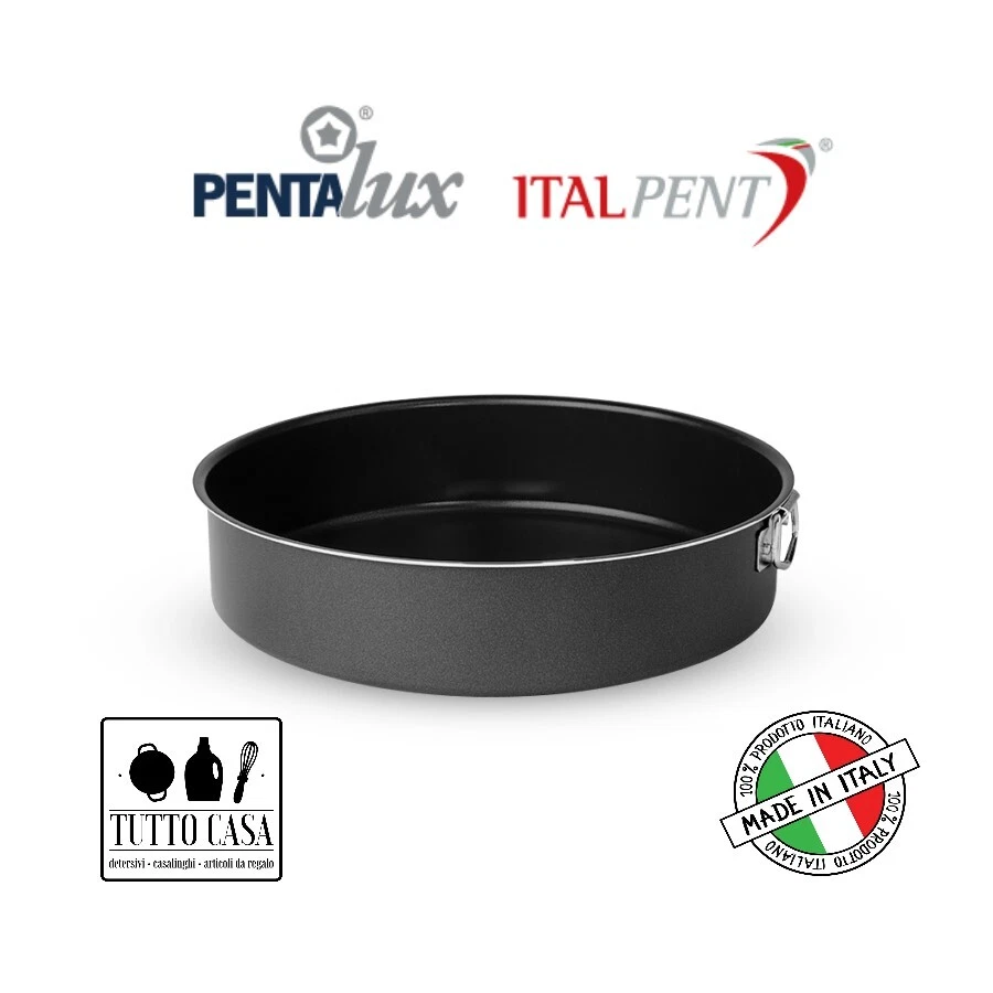 PENTALUX TEGLIA ROTONDA RUOTO DA FORNO ANTIADERENTE CM 20 22 24 26 28 30 32 34