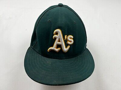 VINTAGE Oakland Athletics Hat Cap Size 7 1/2 New Era Green VINTAGE Oakland Athletics Hat Cap Size 7 1/2 New Era Green