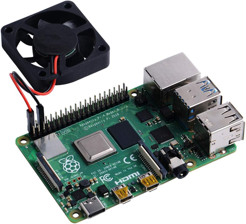 2Pcs Quiet Fan for Raspberry Pi 4, Pi Cooling Fan 40X40X10Mm 4010 Fan DC 5V 3.3V - Afbeelding 4 van 12