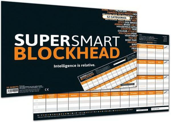 Supersmart Blockhead - Intelligence Is Relative (dina3-format)