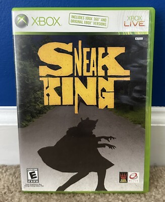 SNEAK KING XBOX LIVE 2006 VIDEO GAME & CASE