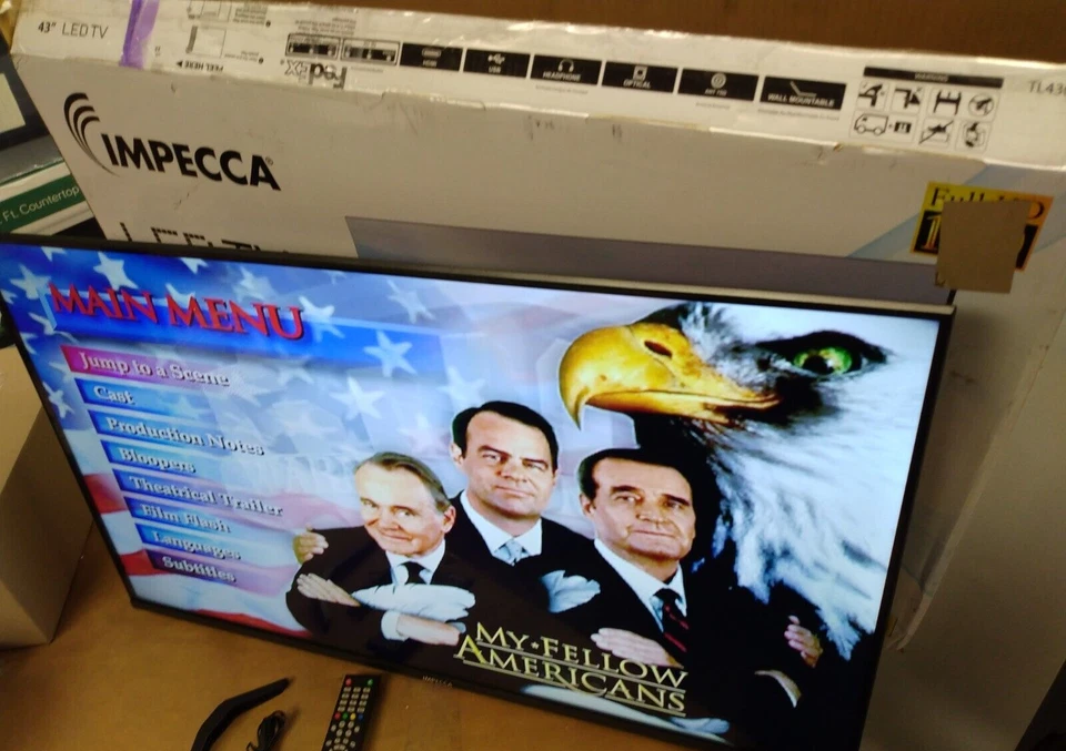 IMPECCA 43" HD TV 1080p, Dolby Audio Dolby Vision, Built in Speakers, BTL4302FOB - image 2 of 4