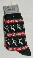 Christmas Holiday Editions 1 Pair Women's Sock Size 9-11 Shoe Size 4-10