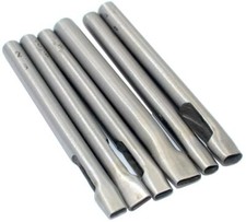 Watch Strap Belt Leather Oval Hole Punch Steel Cutting Tool Kit 6 Sizes 