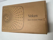 Veken 12 Inch Rain Shower Head Chrome & Black Model FSR5V101