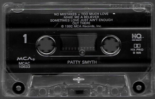 Patty Smyth – Patty Smyth - Cassette, 1992, MCA Records – MCAC-10633 - HX-PRO - Picture 3 of 4