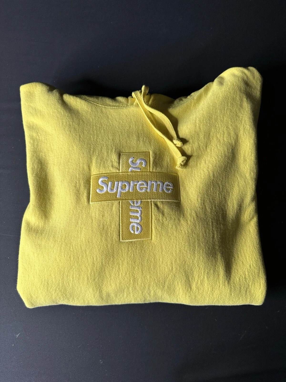 Sweat à capuche logo Supreme Cross Box XL