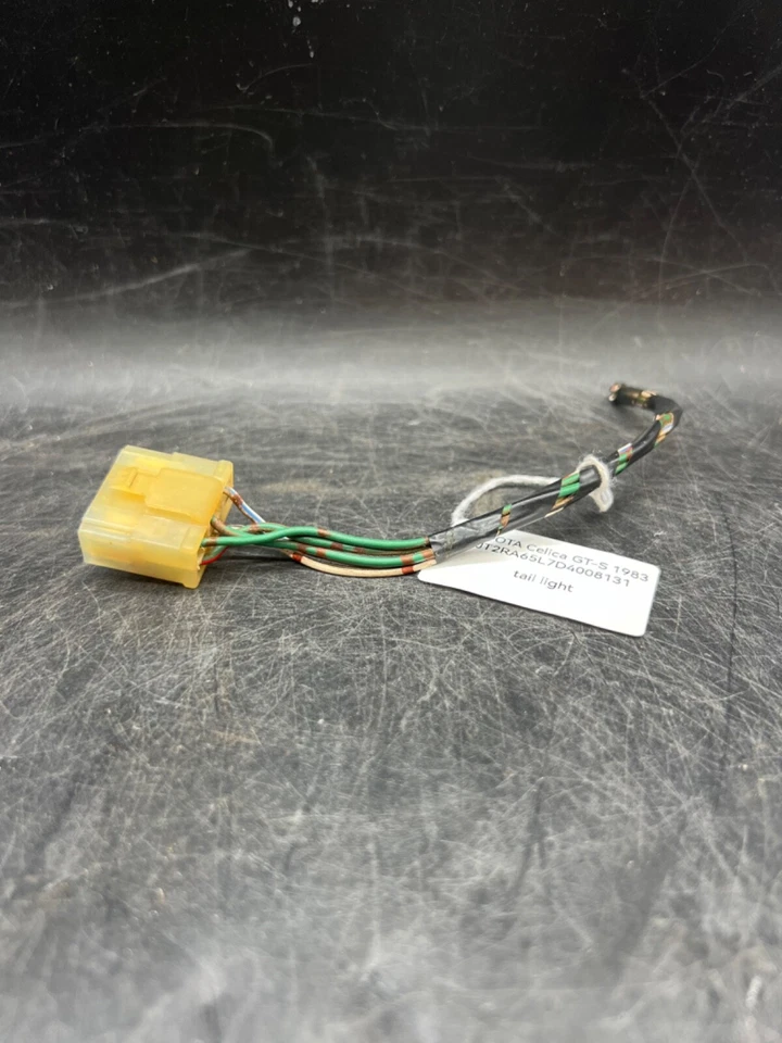 1982-1993 Toyota Celica GT-S OEM Rear Tail Light Reverse Pigtail Wiring Harness - Image 4 of 4