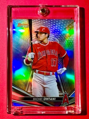 Shohei Ohtani RARE SILVER REFRACTOR BOWMAN