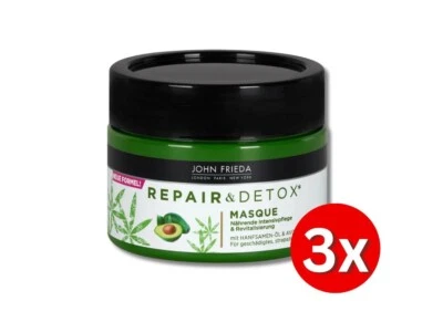 Sonderangebot 3er Pack John Frieda Repair & Detox Haarmaske 250 ml