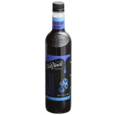 DaVinci Gourmet Sugar Free Blueberry Flavoring / Fruit Syrup 750 mL 711SYPSF4BLU