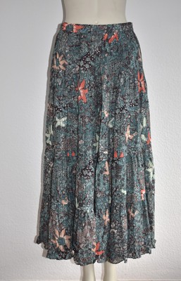 ULLA JOHNSON   Maxirock Rock Mille Fleurs 1A Zustand US 4 DE 34/36