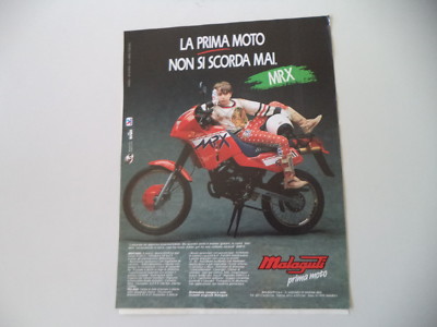 advertising Pubblicità 1990 MOTO MALAGUTI MRX 50