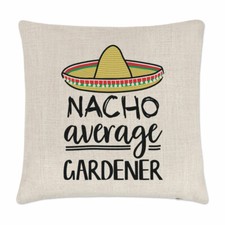 Nacho Moyenne Jardinier Coussin Housse Oreiller Mondes Meilleur Favourite Drôle