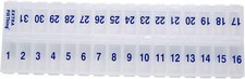 Once-a Day Monthly Pill Organizer Removable Lid 1 Count Pack of 1 , Clear