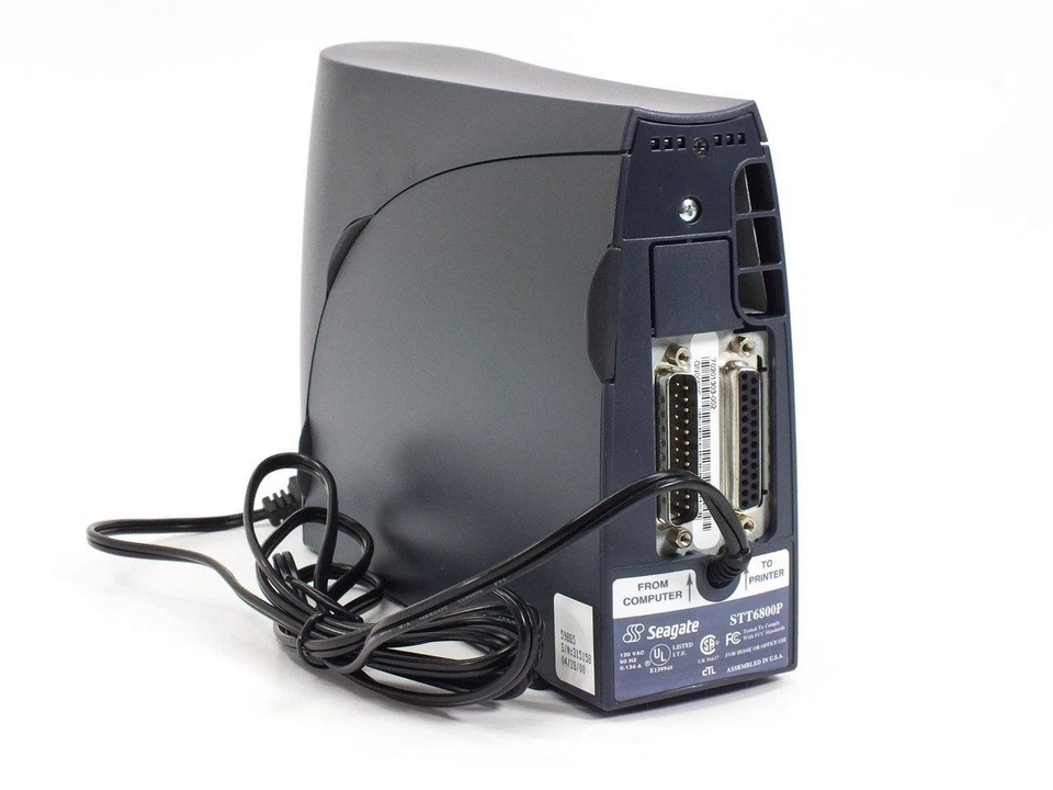 Seagate STT6800P 800MB TapeStor External Tape Drive - 120V - New with Software - Image 3 of 4