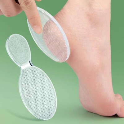 Doppelseitige Fußraspel Fersenfeile harte abgestorbene Haut Hornhautentferner Peeling UK