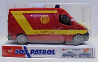 Dickie Toys Sos Partrol Feuerwehr Auto Transporter #F11#