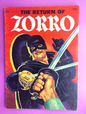 RETURN OF ZORRO FOUR COLOR 425 VG LOWER GRADE 1952 COMBINE SHIP BX102 M25