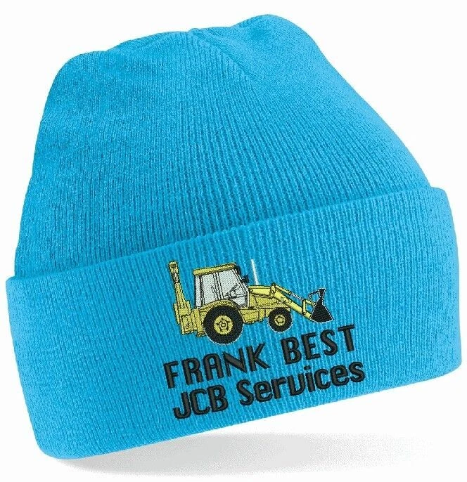 Knitted Beanie hats including your own fully personalised logo (Pack of four)