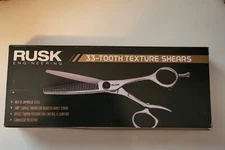 Rusk Thinning & Texturizing Shear 33 tooth japanese steel 360 swivel