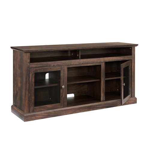 Farmhouse TV Stand Entertainment Center TV Media Console for TV Up to 65in Brown - Picture 6 of 8