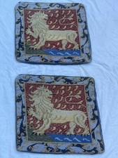 Vintage French Tapestry Pair Wall Hanging Home Decor Tapestry it 71