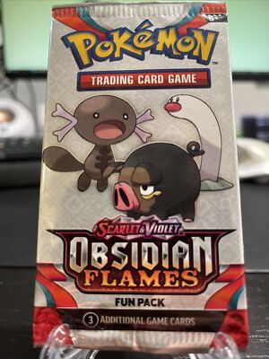 Pokemon Sampling Pack (3 Cards) Obsidian Flames - Fun Pack - RARE Pokemon  | eBay
