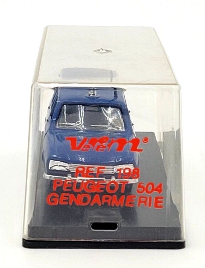 Verem Peugeot 504 Gendarmería Comisaría Vagón 198 Coleccionable Diecast 1/43 Foto 2 de 4