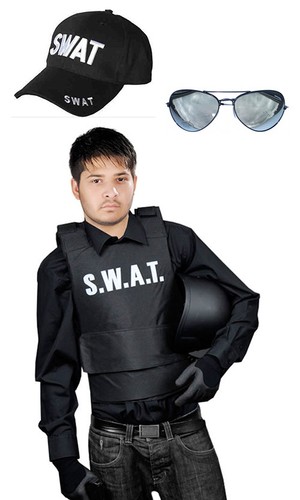 Halloween Men Women SWAT Adults Vest 