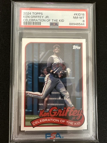 2024 Topps Celebration of the Kid #KID-18 Ken Griffey Jr. PSA 8