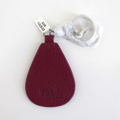 Jewell By Thirty One Fab Fob Key Chain Ring Crushed Berry Pebble AG76 NEW - Imagen 2 de 3
