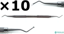 10× Dental Excavator 129/130, Restorative Spoon 1.8mm Instruments