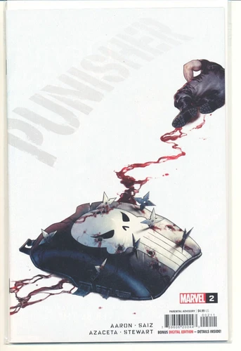 PUNISHER #2 NEAR MINT 2022 JESUS SAIZ COVER MARVEL COMICS b-51