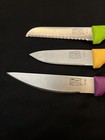 Chicago Cutlery 3 Piece Paring Utility Set Colored Stainless Steel Blades 4D17N — photo 3