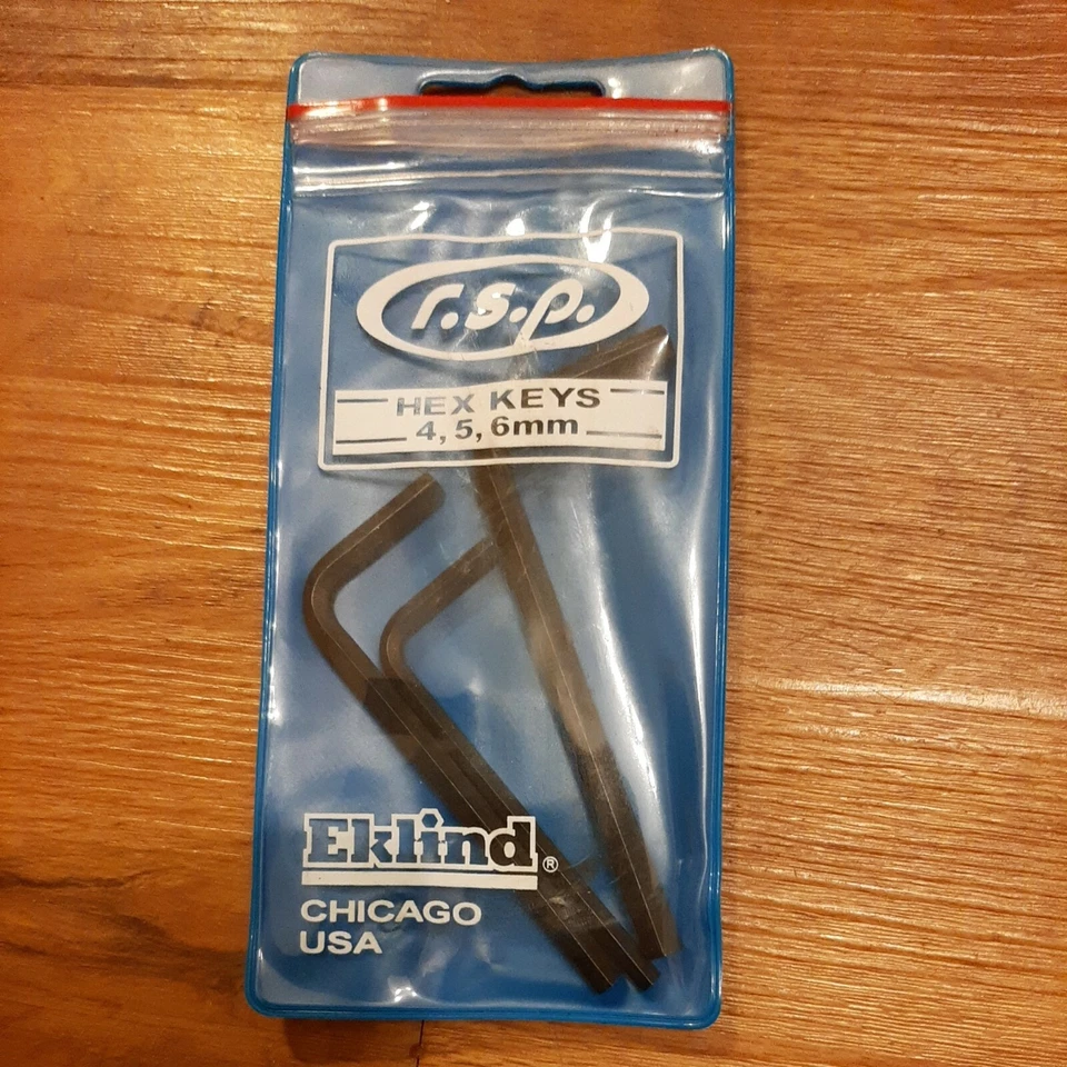 Eklind allen keys 4,5,6mm made in USA 2 packs. - Image 3 of 4